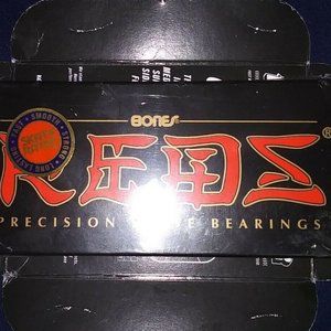 COPY - BONES REDS Skateboard Bearings 8-Pack 8mm Precision size 608 sealed